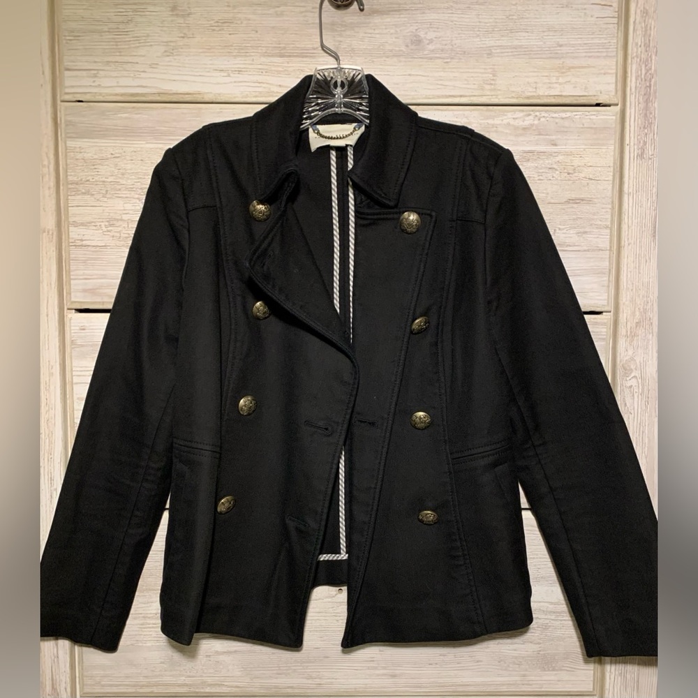 Banana Republic Black Coat - Picture 2 of 4